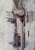 Gardner William Biscombe 1847 1919 British Castles 1911 Rochester Castle Kent Vintage A4 Photo Print