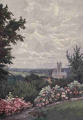 Gardner William Biscombe 1847 1919 Canterbury 1907 From the Priory garden A4 Photo Print