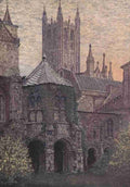 Gardner William Biscombe 1847 1919 Canterbury 1907 The Baptistry Canterbury Cathedral A4 Photo Print