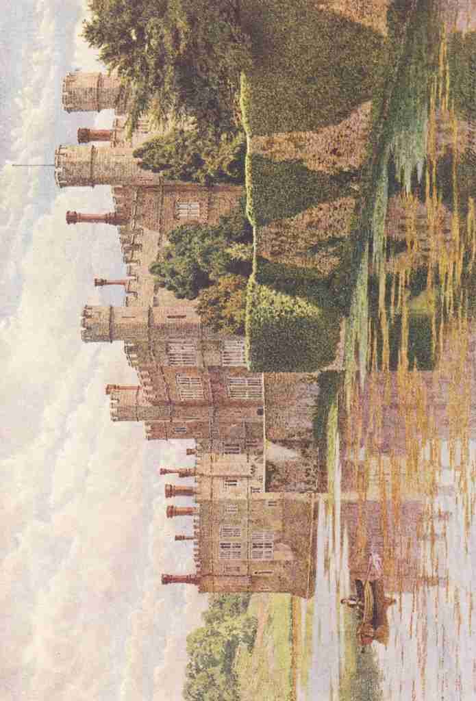 Gardner William Biscombe 1847 1919 Kent 1906 Leeds Castle The West Face A4 Photo Print
