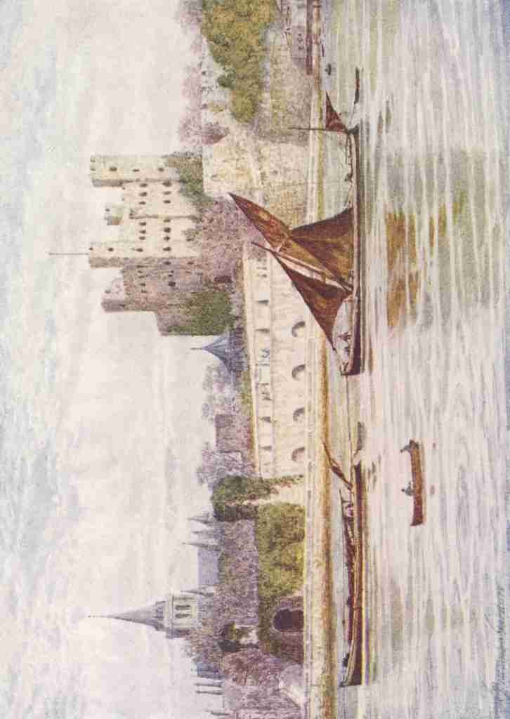 Gardner William Biscombe 1847 1919 Kent 1906 Rochester Castle & Cathedral A4 Photo Print