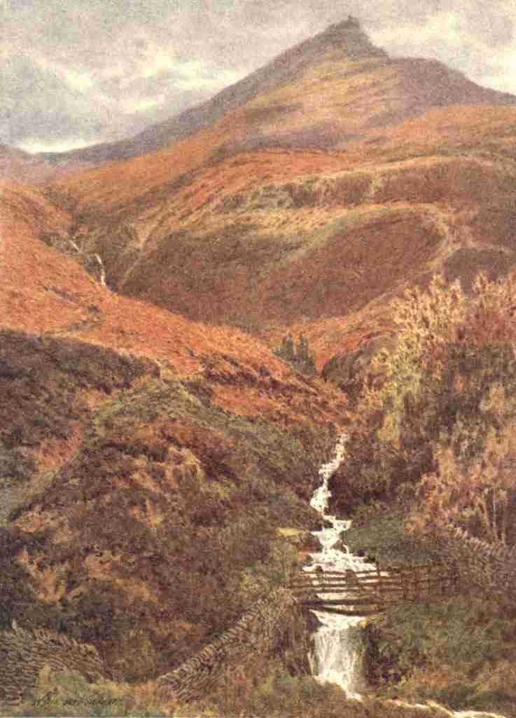 Gardner William Biscombe 1847 1919 The Peak Country 1914 In Edale Vintage A4 Photo Print