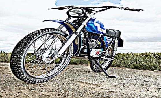 Garelli static 41 motorbike A4 Photo Print
