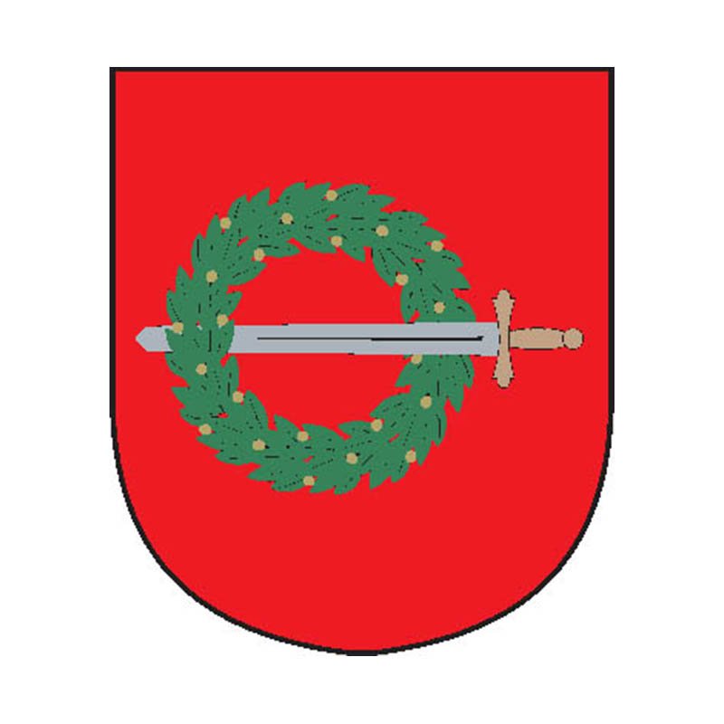 Gargzdai City Coat Of Arms N3510 A4 Photo Print