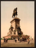 Garibaldis Monument Rome Vintage A4 Photo Print