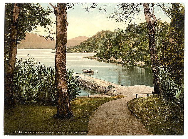 Garinish Island Parknasilla County Kerry Vintage A4 Photo Print