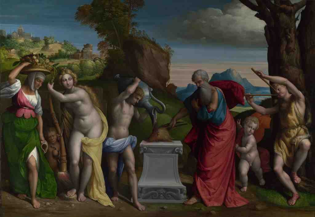 Garofalo A Pagan Sacrifice A4 Photo Print