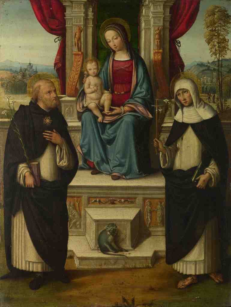 Garofalo The Virgin and Child with Saints A4 Photo Print