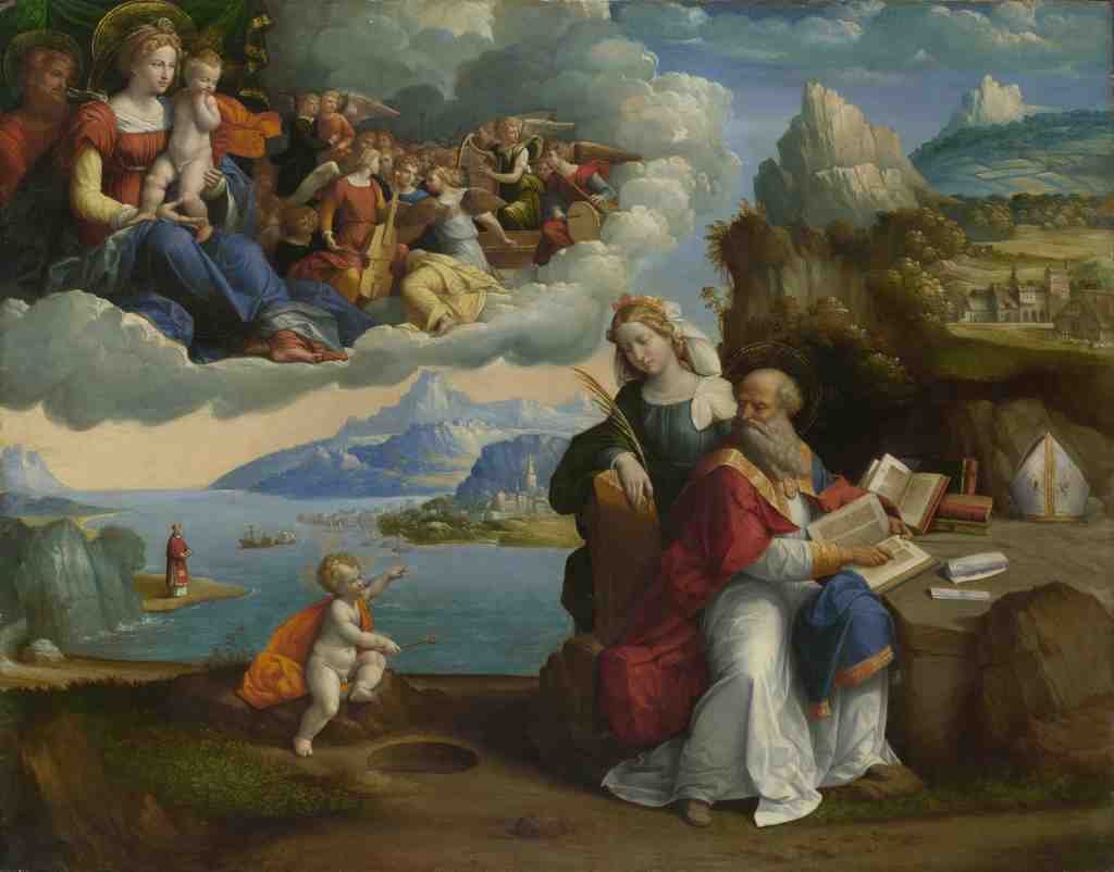 Garofalo The Vision of Saint Augustine A4 Photo Print