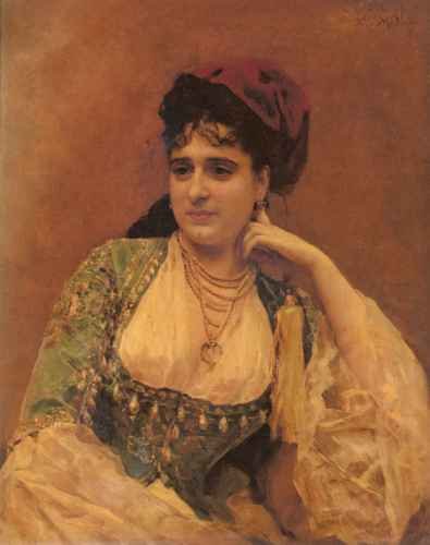 Garreta Raimundo De Madrazo Portrait Of A Lady A4 Photo Print