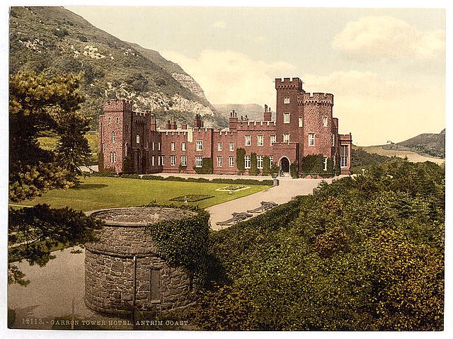 Garron Tower Hotel County Antrim Vintage A4 Photo Print
