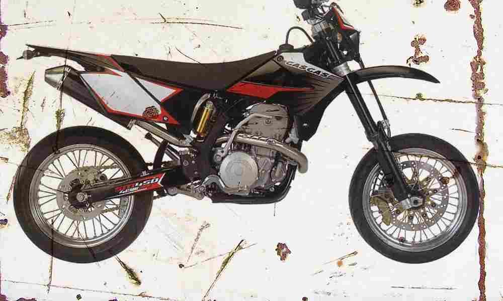 GasGas SM FSE450 2007 Aged Vintage A4 Photo Print