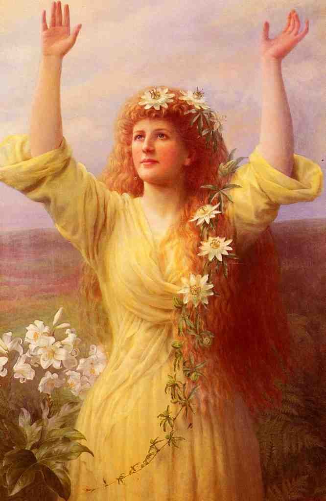 Gaskell George Arthur Rising Spring Art A4 Photo Print