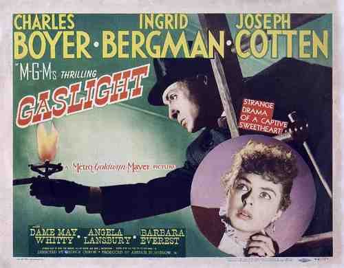  Gaslight 1944 11 film star poster A4 Photo Print