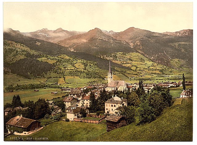 Gastein Salzburg Vintage A4 Photo Print