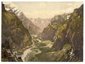 Gasternthal Bernese Oberland Vintage A4 Photo Print