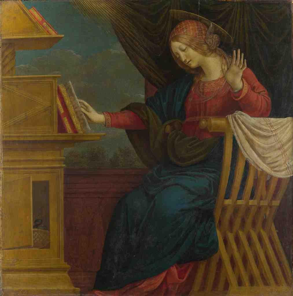Gaudenzio Ferrari The Annunciation The Virgin Mary A4 Photo Print