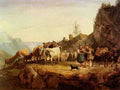 Gauermann Friedrich Almabtrieb A4 Photo Print