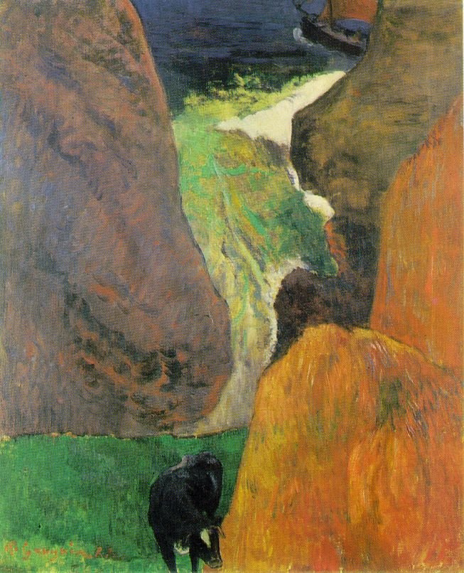 Gauguin Gauguin Cow Art A4 Photo Print