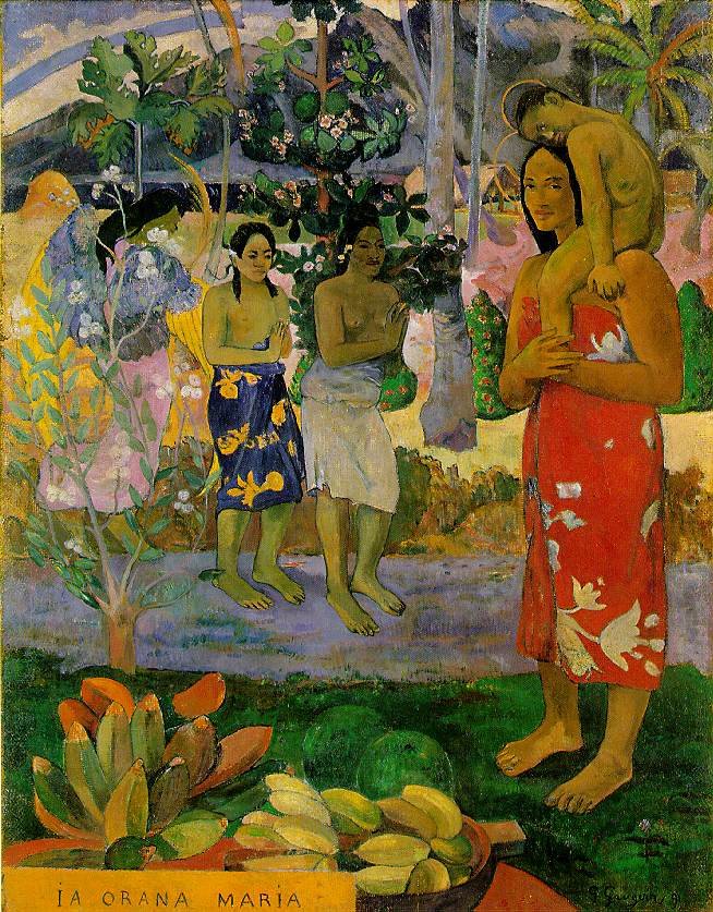 Gauguin Maria Art A4 Photo Print