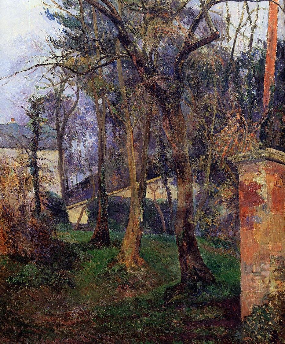 Gauguin Paul Abandoned Garden Rouen 1884 Art A4 Photo Print
