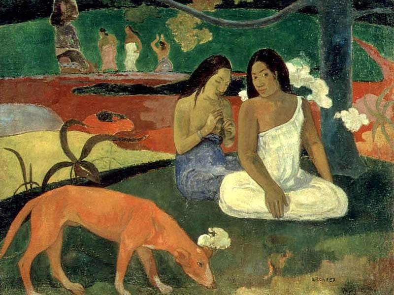 Gauguin Paul Amusement Area Art A4 Photo Print