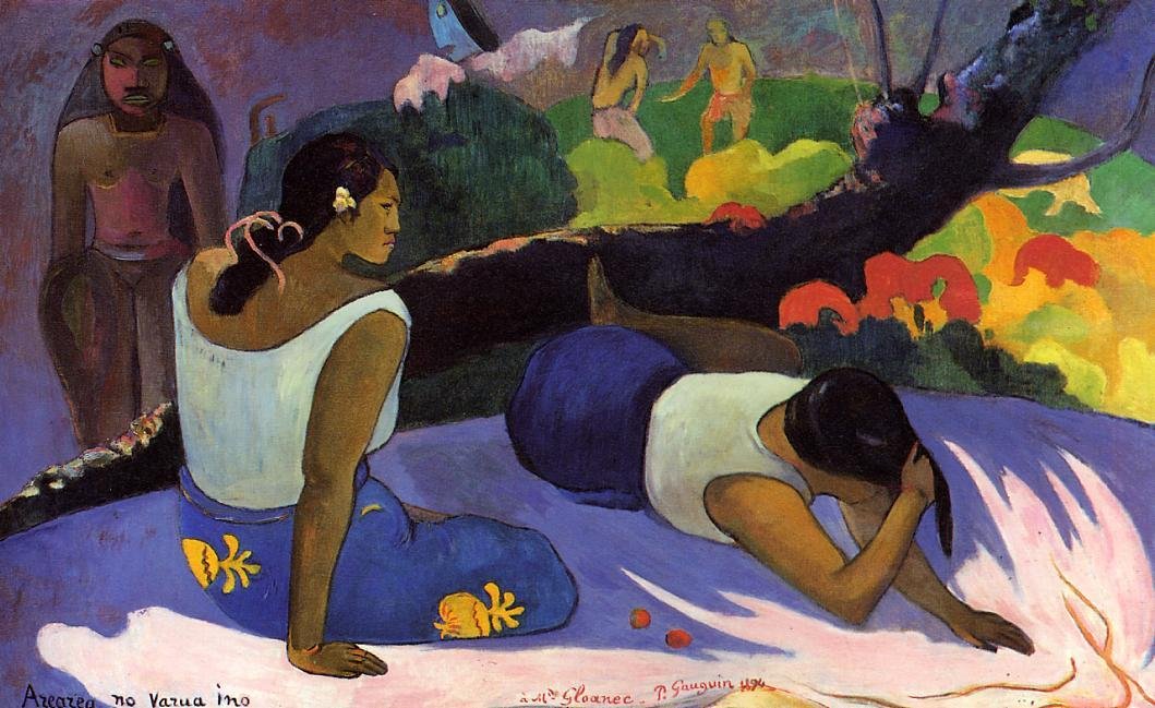 Gauguin Paul Arearea No Varua Ino 1894 Art A4 Photo Print
