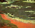 Gauguin Paul Beach At Le Pouldu 1889 Art A4 Photo Print