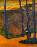 Gauguin Paul Blue Trees 1888 Art A4 Photo Print