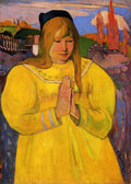 Gauguin Paul Breton Woman In Prayer 1894 Art A4 Photo Print