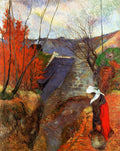 Gauguin Paul Breton Woman With Pitcher 1888 Art A4 Photo Print UK