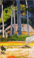 Gauguin Paul Cabin Under The Trees 1892 Art A4 Photo Print