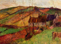 Gauguin Paul Cottages On Mount Sainte Marguerite 1888 Art A4 Photo Print UK