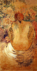 Gauguin Paul Crouching Marquesan Woman See From The Back 19 Art A4 Photo Print
