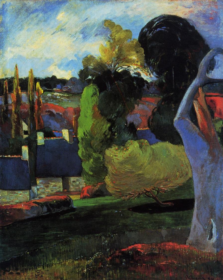 Gauguin Paul Farm In Brittany 1894 Art A4 Photo Print