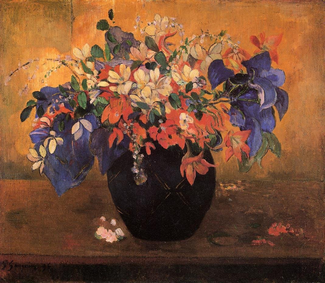 Gauguin Paul Flower Piece 1896 Art A4 Photo Print