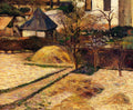 Gauguin Paul Garden View, Rouen 1884 Art A4 Photo Print UK
