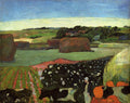 Gauguin Paul Haystacks In Britanny Aka The Potato Field 189 Art A4 Photo Print