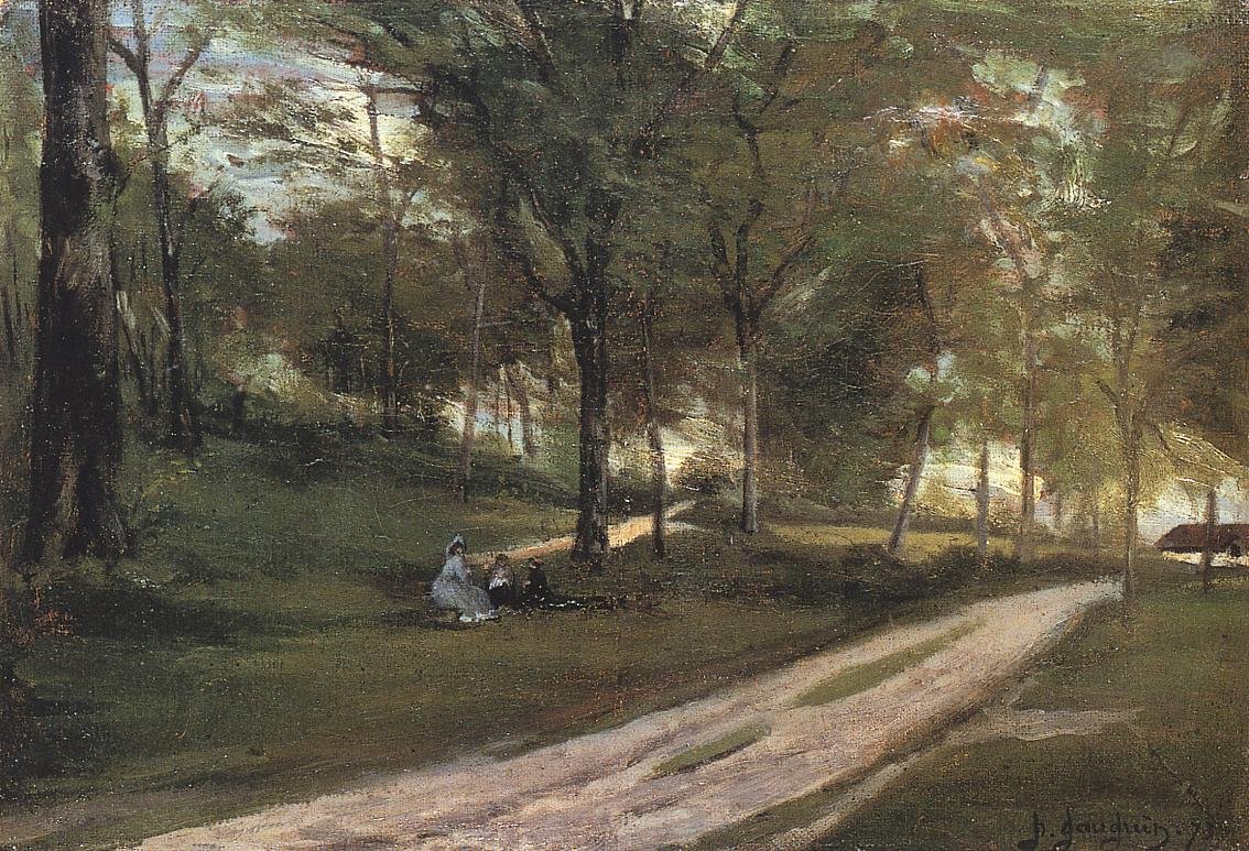 Gauguin Paul In The Forest, Saint Cloud 1873 Art A4 Photo Print