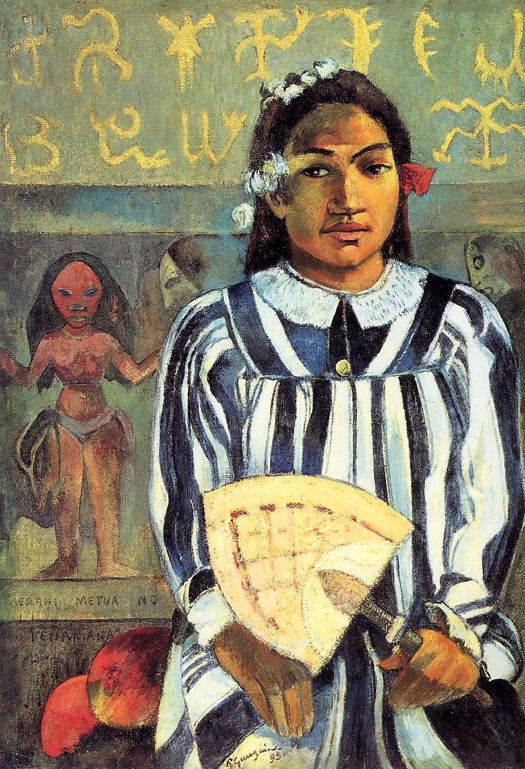 Gauguin Paul Marahi Metua No Tehamana Aka Tehamana Has Many Art A4 Photo Print