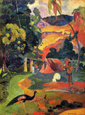 Gauguin Paul Matamoe Aka Landscape With Peacocks Ath 1892 Art A4 Photo Print