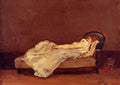 Gauguin Paul Mette Asleep On A Sova 1875 Art A4 Photo Print UK
