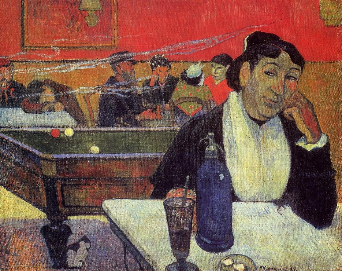 Gauguin Paul Night Cafe At Arles 1888 Art A4 Photo Print