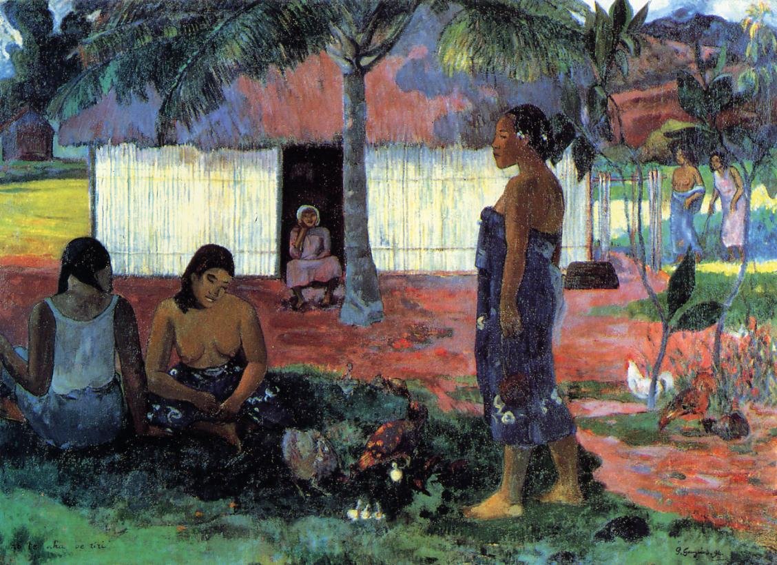 Gauguin Paul No Te Aha Oe Riri Aka Why Are You Angry 1889 Art A4 Photo Print