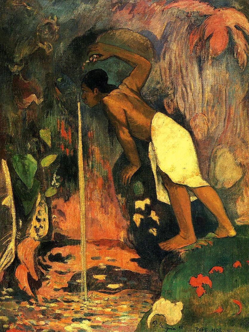 Gauguin Paul Pape Moe Aka Mysterious Water 1893 Art A4 Photo Print