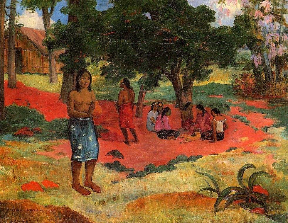 Gauguin Paul Paru Paru Aka Whispered Words, Ii 1892 Art A4 Photo Print