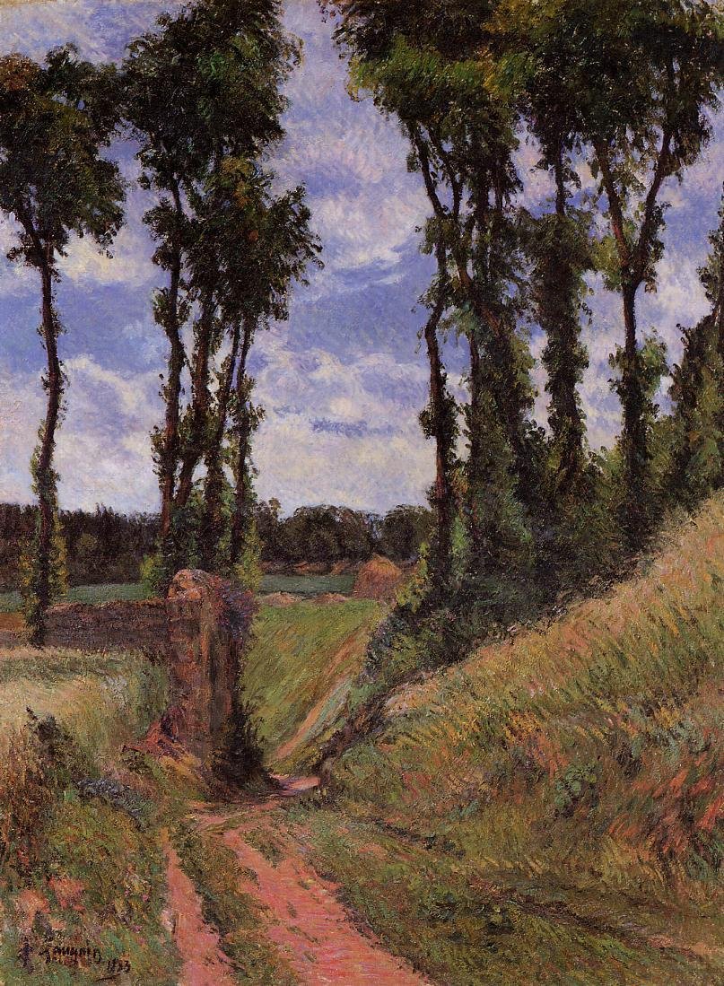 Gauguin Paul Poplars, Osny 1882 Art A4 Photo Print