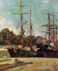 Gauguin Paul Schooner And Three Master 1886 Art A4 Photo Print