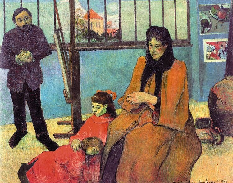Gauguin Paul Schuffnecker's Studio (The Schuffnecker Family Art A4 Photo Print UK