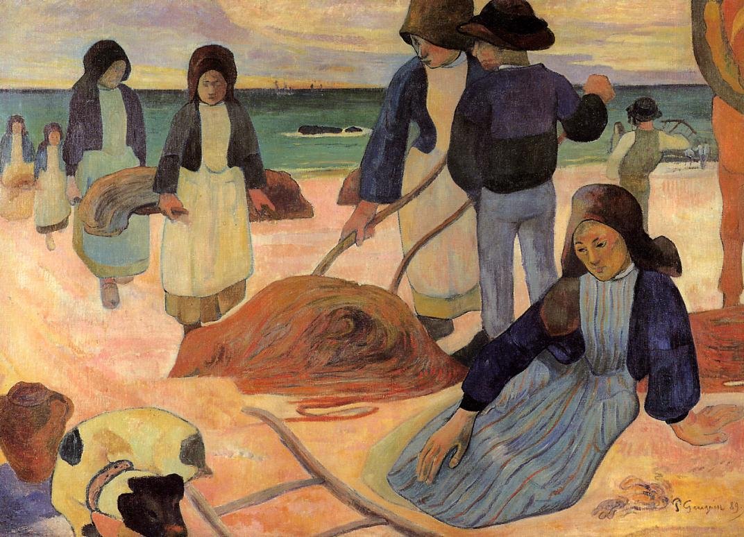 Gauguin Paul Seaweed Gatherers 1889 Art A4 Photo Print